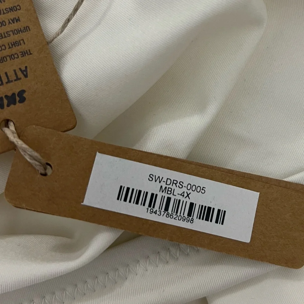 Skims Swim Tank Dress White Size 4X